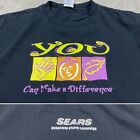90s VTG SEARS Department Store Promo Employee Work T Shirt Associate XL Logo