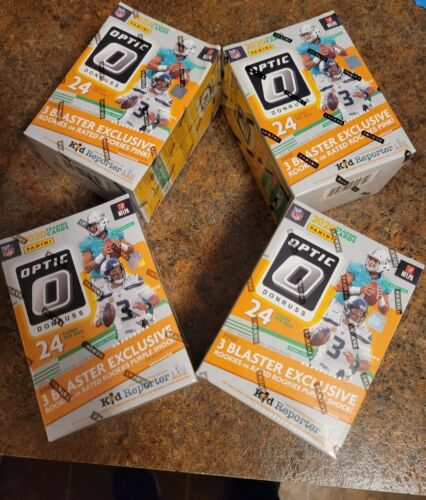 New Listing{LOT of 4} 2020 DONRUSS OPTIC NFL Football Blaster Box Factory Sealed DOWTOWN?