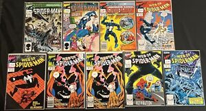 Web Of Spider-Man Vol. 1 Lot #31, 34- 40 Marvel Comics (1988)