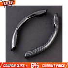 2x Non-Slip Car Steering Wheel Booster Cover Carbon Fiber Universal Accessories (For: Toyota Hilux)
