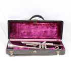 Vintage 1929 Holton Llewellyn Model Silver Trumpet w/ OHSC & Accessories