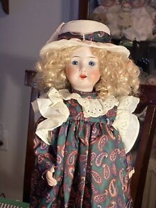 New ListingRARE Antique Theodore Wendt 14” Bisque Head Doll 121-4/0 LOVELY DELICATE BLONDE