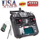 Flysky FS-I6X 2.4GHz 10CH AFHDS 2A RC Transmitter For RC Drone Airplane USA V8K8