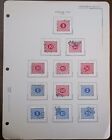 CZECHOSLOVAKIA - LOT OF OLD STAMPS ON ALBUM PAGES - #294