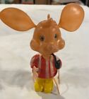 Vintage Topo Gigio Hollow Plastic Mouse Smoking Pipe Figure Ed Sullivan Show