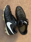 Nike Tiempo ACC Black/White Soccer Cleats Boots Mens 10.5