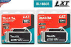 2 Pack Makita 18 Volt Li-ION 6.0Ah LXT Battery BL1860B Tool Power Battery NEWS
