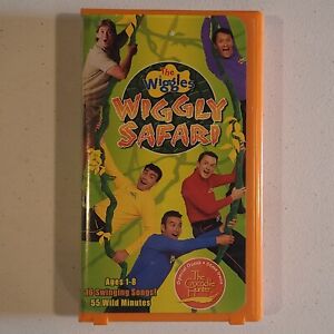 The Wiggles - Wiggly Safari VHS 2002 FAMILY MUSIC CHILDREN'S SING ALONG OOP NR