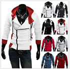 Men Stylish Creed Hoodie Zipper Coat Cosplay For Assassins Jacket Costume Coat