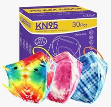 90 Ct Kids KN95 Face Masks Colorful Brand New Sealed Indoor Outdoor Disposable