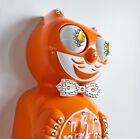 Official PUMPKIN DELIGHT Orange Kit Cat Klock Clock Gentlemen Jeweled Swarovski