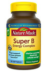 Nature Made Super B Energy Complex Softgels Dietary Supplement 60ct Exp 7/24