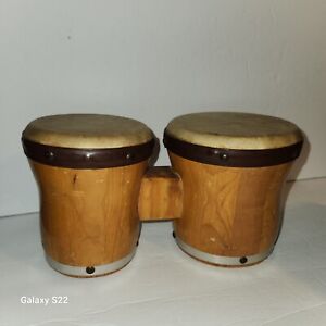 Vintage Bongo Drums Made In Nassau Bahamas Free Shipping