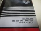 Versatile 836 856 876 936 956 976 Tractor Parts Manual