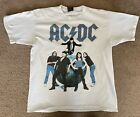 AC DC Vintage 1996 World Tour T-Shirt Brockum XL White Single Stitch AC/DC