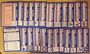 1984 Topps - Collector's Edition (Tiffany) Lot Of 24 Baseball Cards