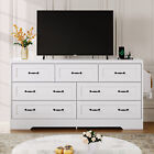 6/7 Drawers Dresser Wooden Storage Dressers Chests of Drawers for Bedroom Home