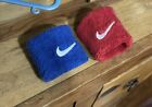 Nike Swoosh Wristbands Red And Blue EUC