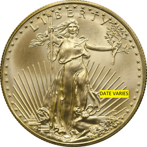 1oz Gold American Eagle BU - Brilliant Uncirculated Coin - Random Year