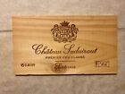 1 Rare Wine Wood Panel Château Suduiraut France Vintage CRATE BOX SIDE 3/24 1211