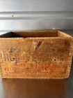 VINTAGE DUPONT PETERS HIGH VELOCITY AMMO AMMUNITION WOOD BOX CRATE ADVERTISEMENT