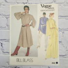 2840 Vogue Dress Pattern Bill Blass Designer Balloon Sleeve Tunic vtg 80's Sz14