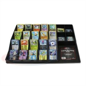 BCW Large Black Plastic Gaming Trading Card Sorting Tray organizer display