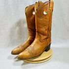 Vintage Buckaroo Men’s Cowboy Boots Brown Leather men’s 12 D Western USA