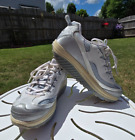 SKECHERS SHAPE UPS Women's Size 8.5 White Leather with Mesh Sneakers Shoes