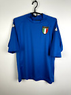 Italy 2002 2004 Home Football Shirt Soccer Jersey Blue Men Size M