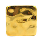 Christian Dior Compact Square Gold Tone Pocket Mirror
