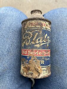 Vintage Blatz Pilsener Beer Empty Cone Top Beer Can