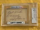 New Listing2016 Leaf Executive Collection Lefty Gomez Auto 1/1 HOF Yankees Autograph