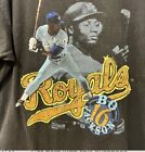 Vintage Bo Jackson Kansas City Royals T Shirt Salem Baseball SIZE X-Large