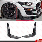 Front Bumper Corner Spoiler Winglet Splitters GT500 Style For Ford Mustang 15-22 (For: 2018 Ford Mustang GT)