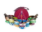 7 Chakra Healing Singing Bowl Set of 7 Colors  Tibetan Sound Meditation Bowl