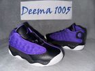 Toddler Air Jordan 13 Retro Athletic Shoes ‘Purple Venom’ FD4647 501 - Size 9C