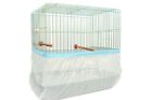 Bird  SMALL Cage Cover Seed Catcher Guard Tulle Mesh  Small S Cir 44”