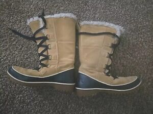 Sorel Womens Boots Tan NL2093 373 Waterproof Winter  Size 6.5