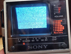 ✅Vintage Japan Sony Watchman FD-20A Portable Black White TV Tested Works