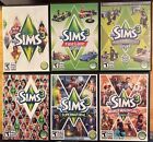 Lot Of 6 SIMS Games: Sims3 , Fast Lane Stuff, High End Loft Stuff And More !
