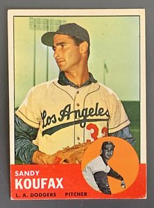 1963 Topps #210 Sandy Koufax VGEX Los Angeles Dodgers HOF