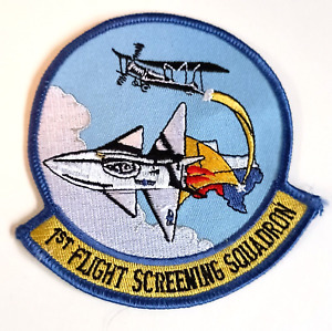 Rare 1980s 1st Flight Screening Squadron Lackland Texas Flag Cloth Patch New NOS
