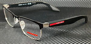 PRADA LINEA ROSSA PS 51PV 1AB1O1 Shiny Black Men's 56 mm Eyeglasses