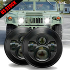 For Humvee M998 M923 M35a2 Truck 7'' inch LED Headlights Plug & Play Headlamp