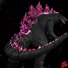 NECA Godzilla Vs Kong 2 King of Monsters Godzilla Evolved Pink Back Figure Model