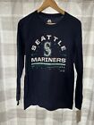 Seattle Mariners Majestic Long Sleeve Graphic T-Shirt Mens Small MLB NWT