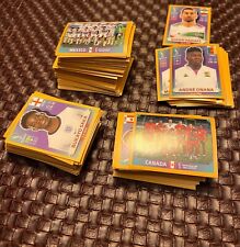 2022 Panini FIFA World Cup Gold Parallel Online Exclusive Stickers Part A