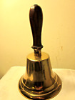Large and Heavy BRASS Hand BELL Holiday,Christmas,Performance,Decoration,Ship...
