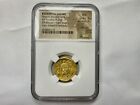 AD 602-610 Gold Byzantine Empire Phocas AV Solidus Angel Gold Coin NGC AU